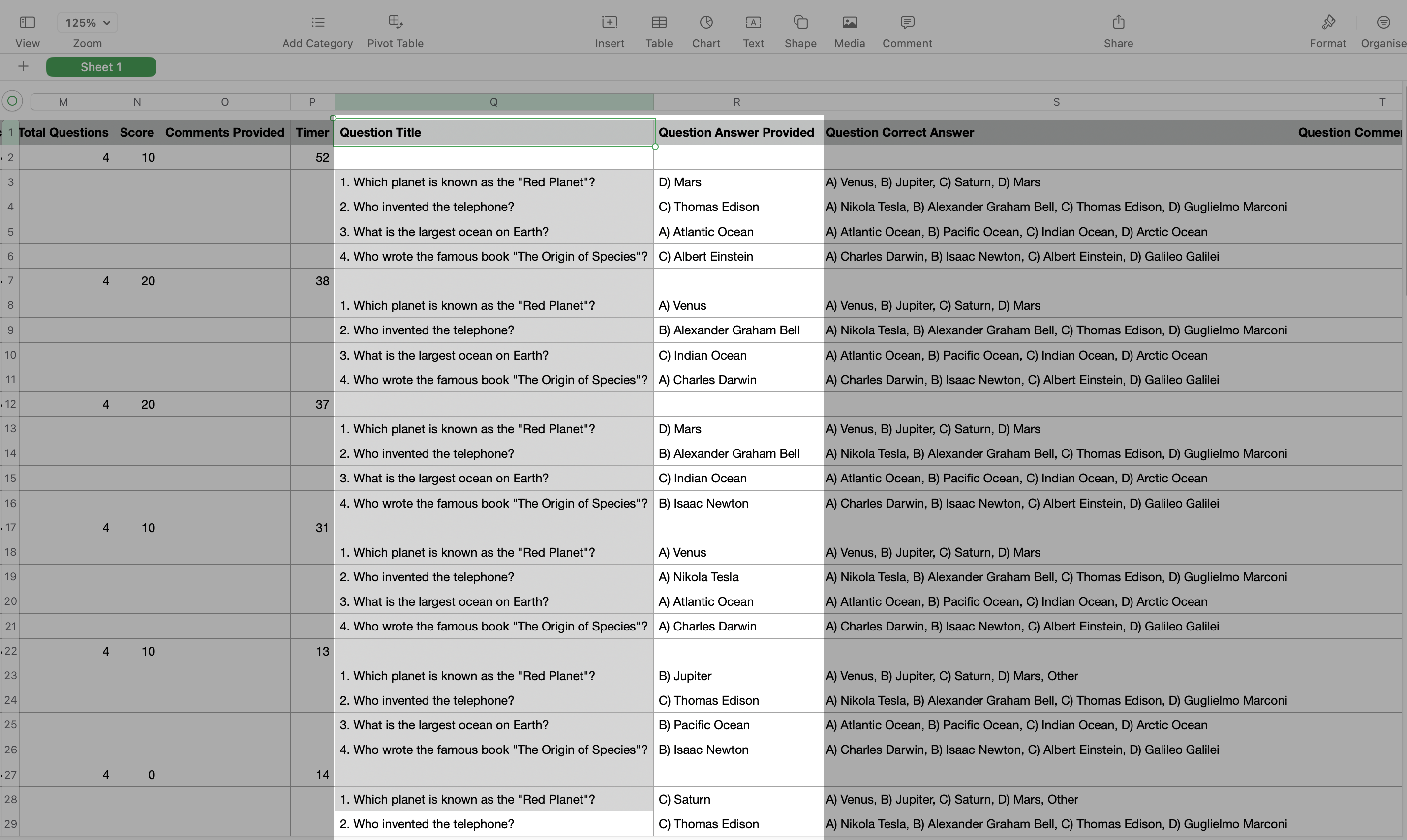 export-results-in-single-column