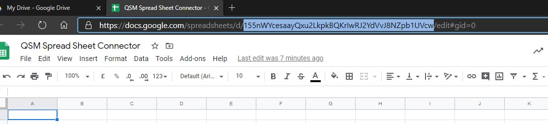 Quiz and Survey Master - Google Sheets Connector - Copy the Google Sheets ID