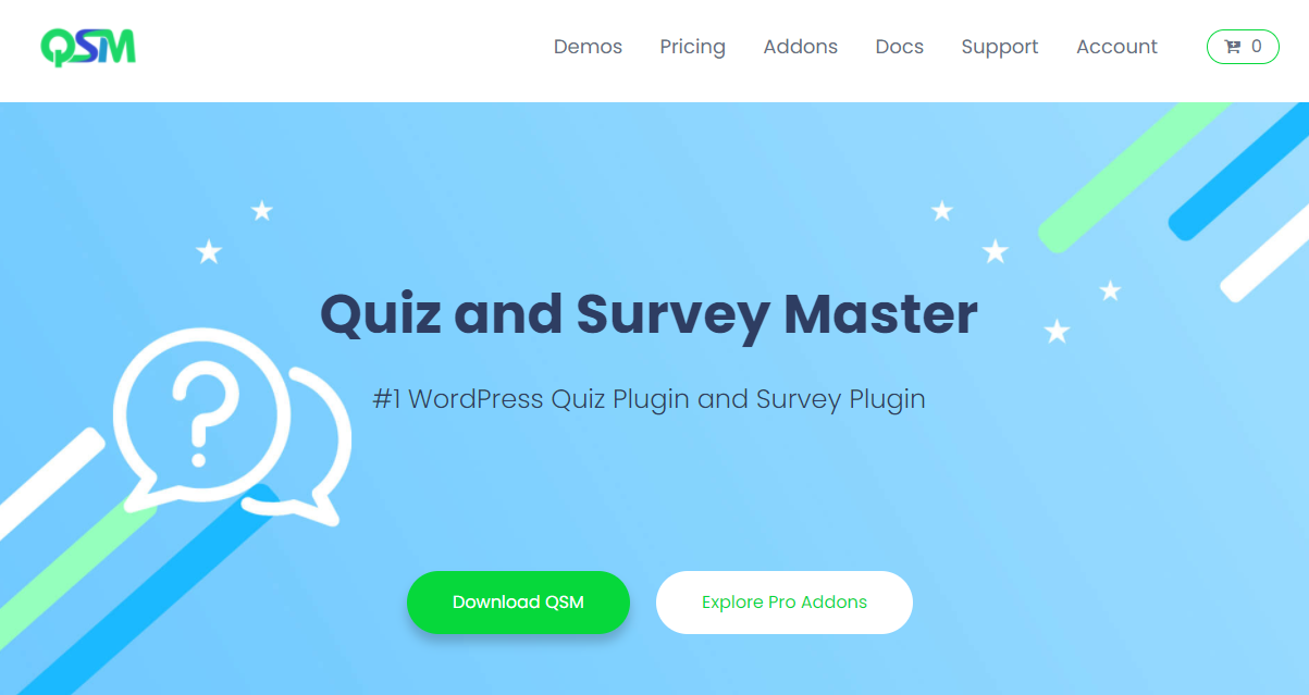 Quiz and Survey Master - MailChimp Integration - QSM Banner