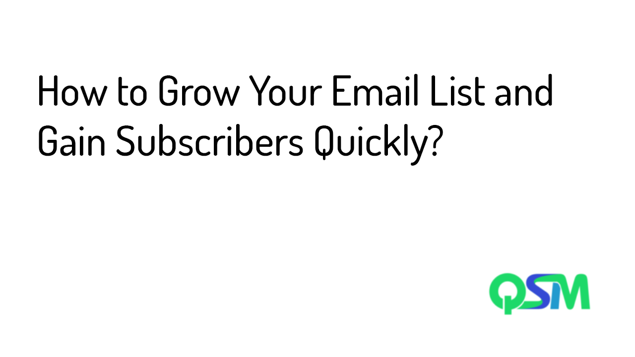 Grow Your Email List - Template