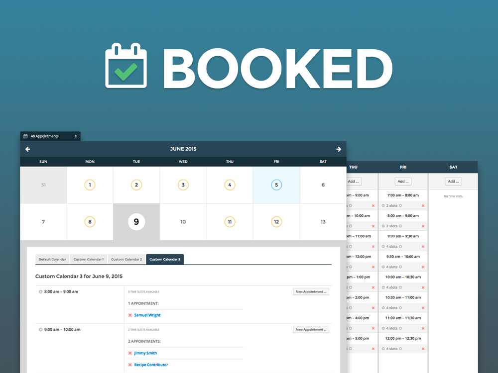 Best WordPress Booking Plugins- Booked