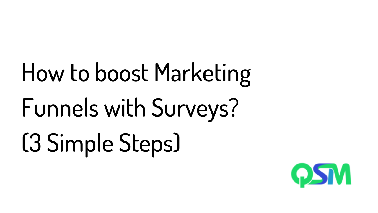 marketing funnels with surveys