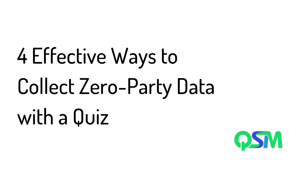 collect zero-party data with a quiz