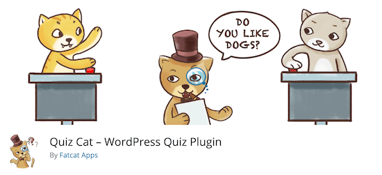 10+ WordPress test plugin- Quiz Cat