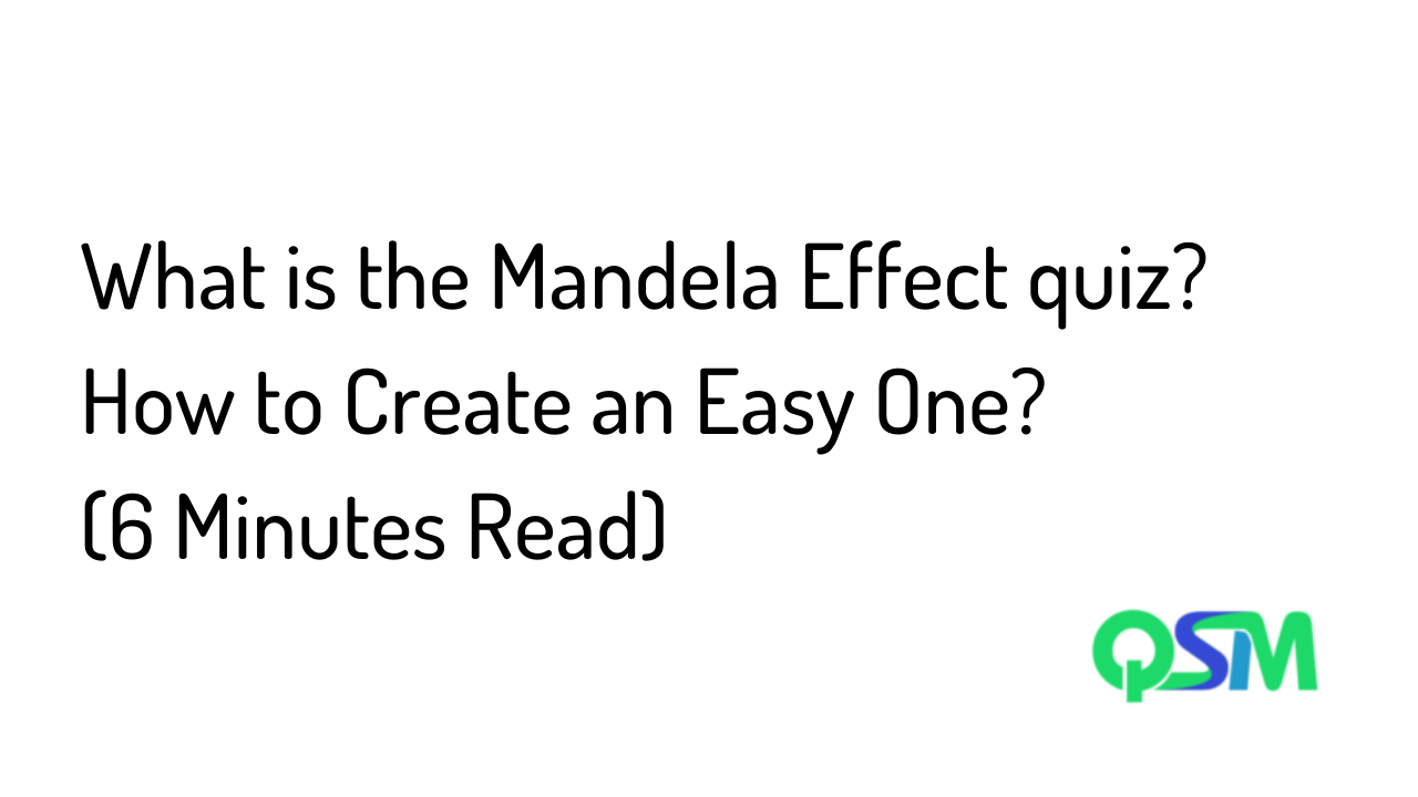 Mandela Effect quiz