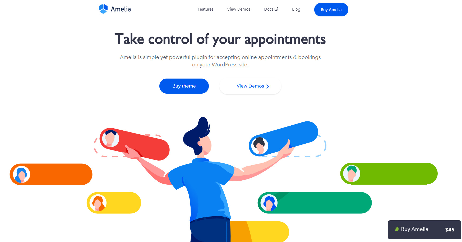 Best Appointment Booking Plugins- Amelia