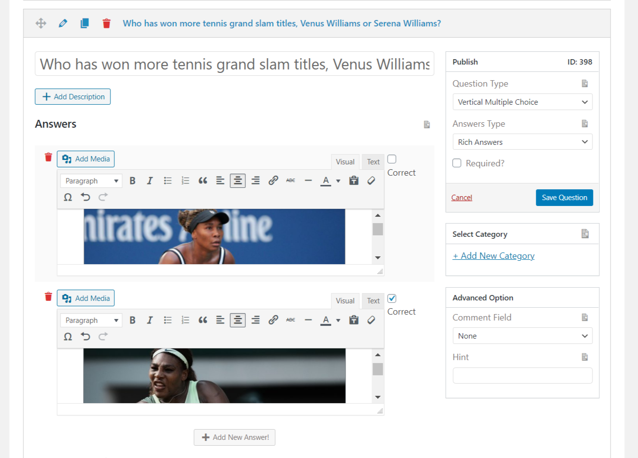 How to create a Trivia Quiz in WordPress