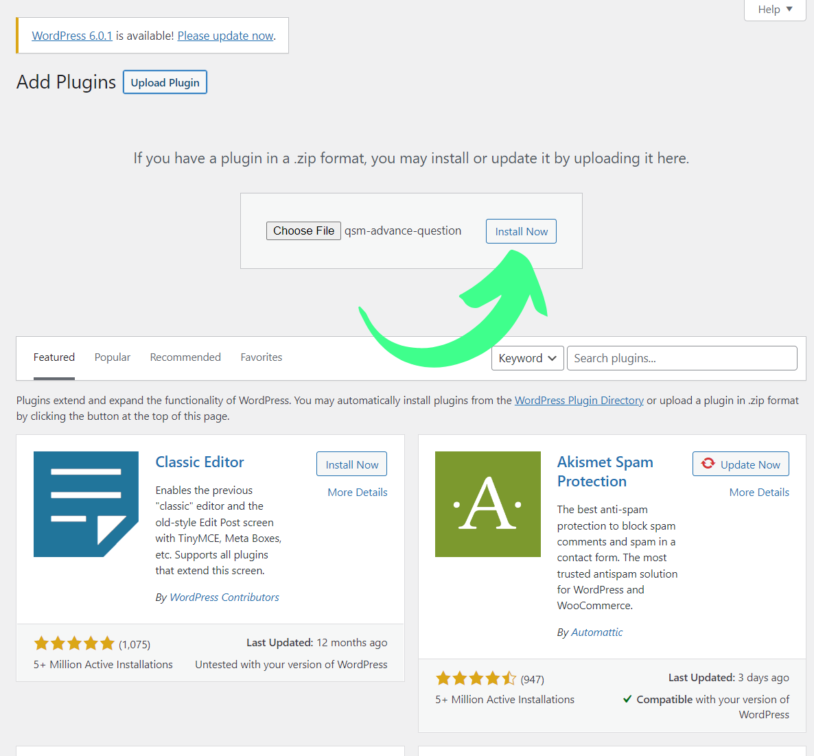 Creating Likert Scale Questionnaire Survey- Installing the QSM advance question