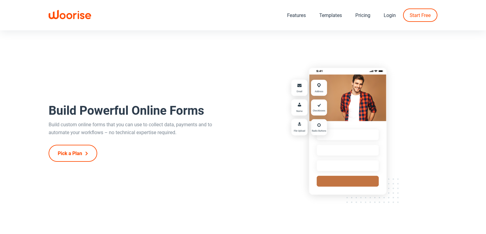 Free Online Form Builder & Form Creator – Woorise