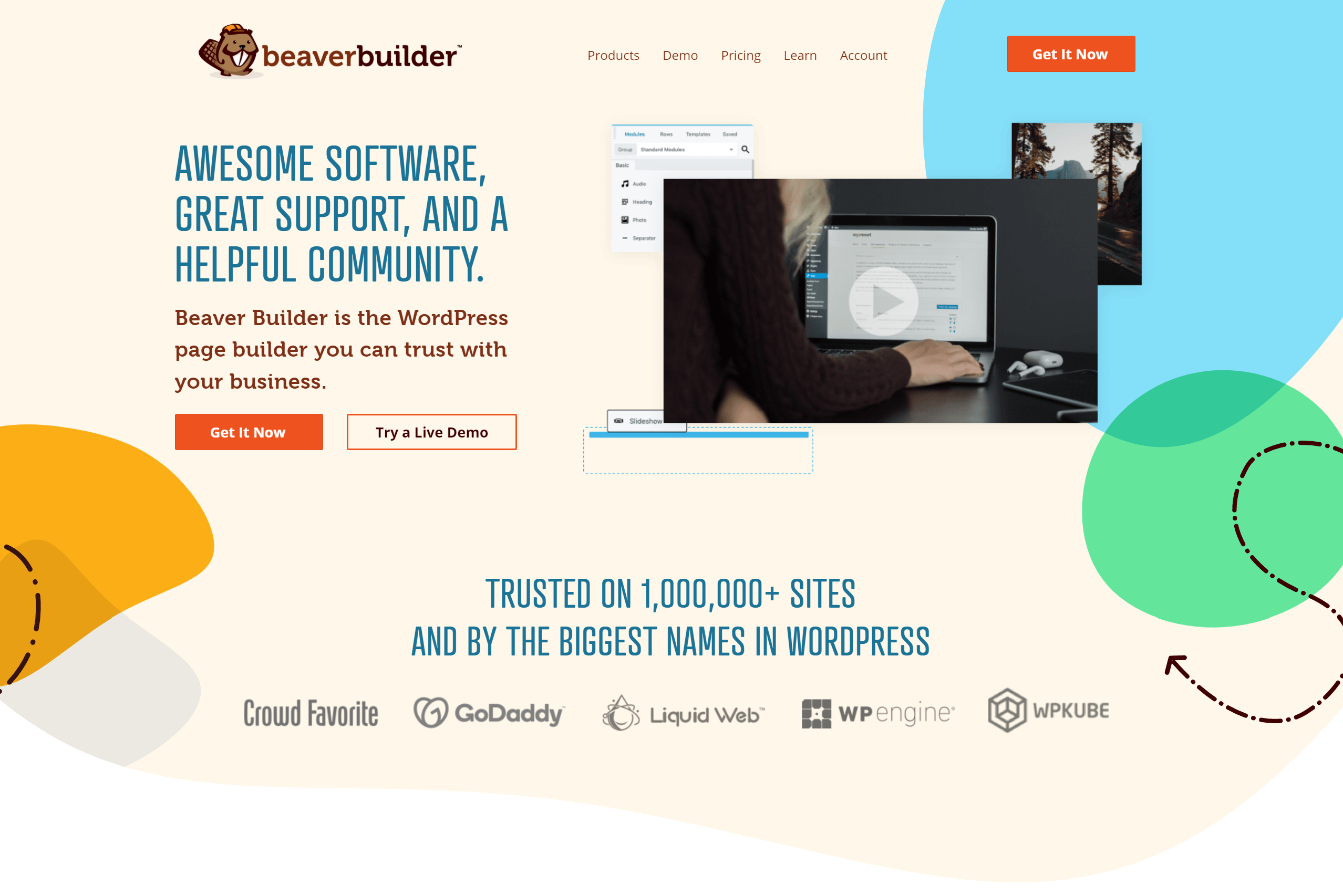 Best Landing Page Builders- BeaverBuilder