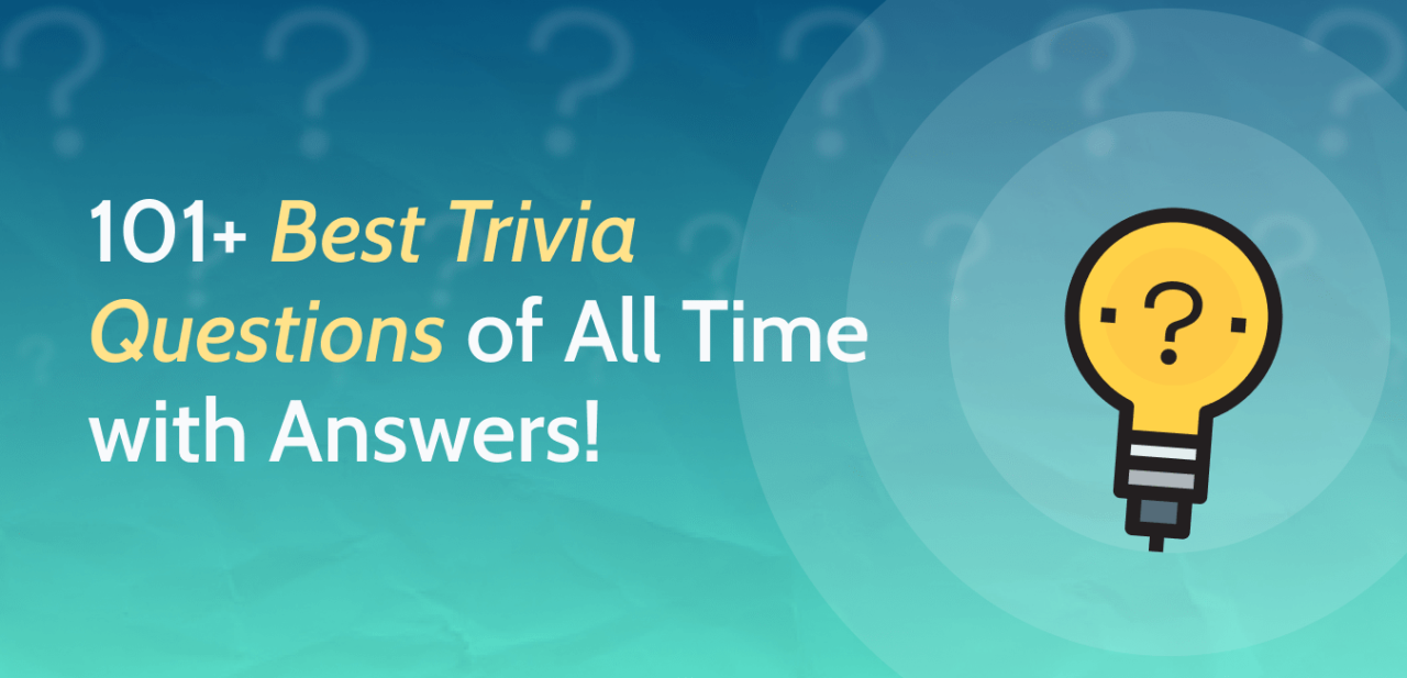 101+ Best Trivia Questions of All Time with Answers - banner