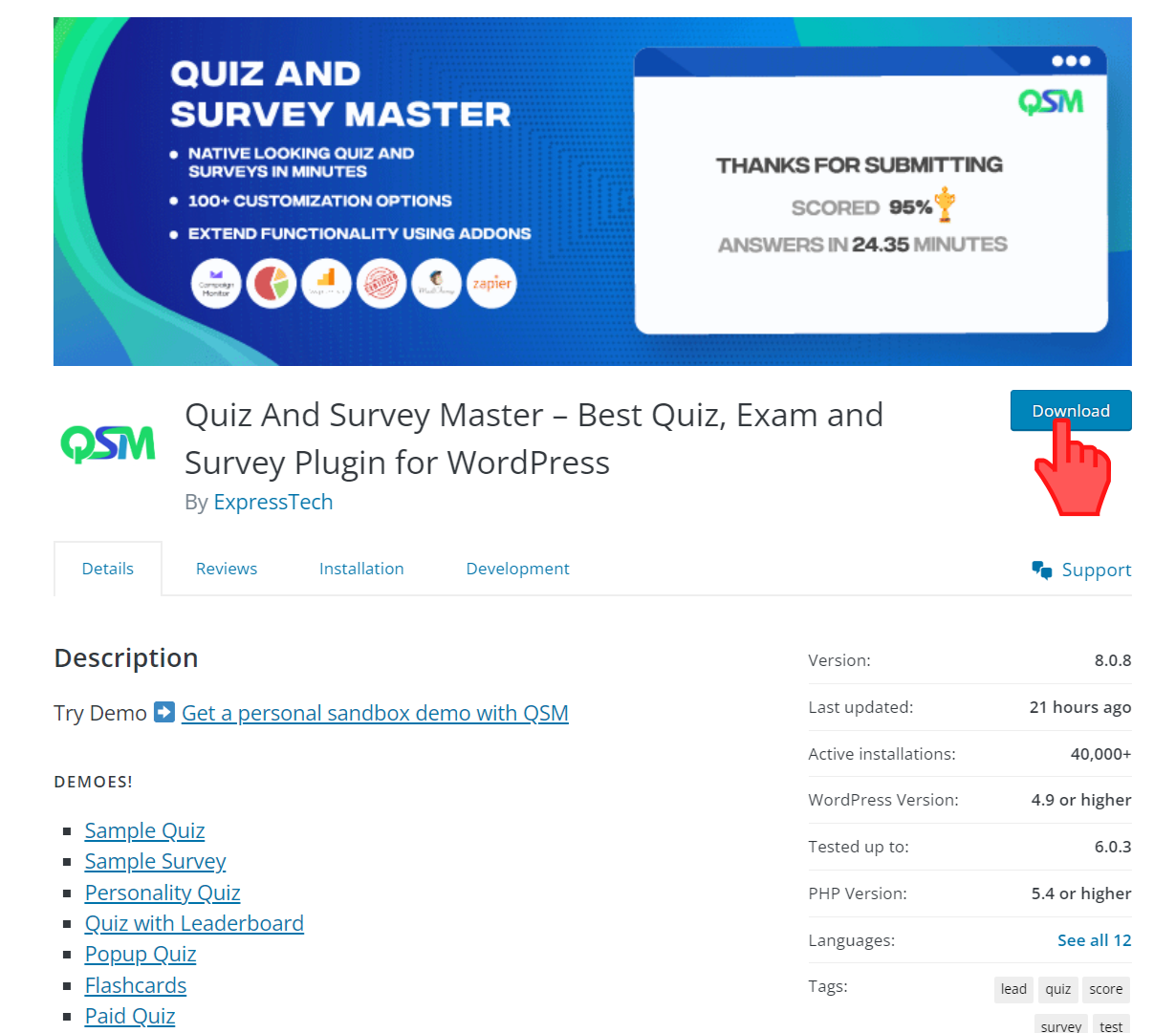 How to create a WordPress Quiz using QSM- Installing the QSM Plugin