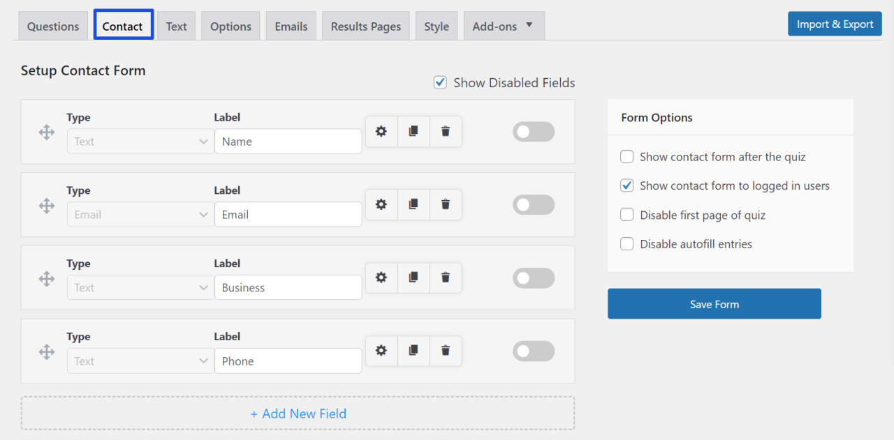 Contact - WordPress Leaderboard Plugin