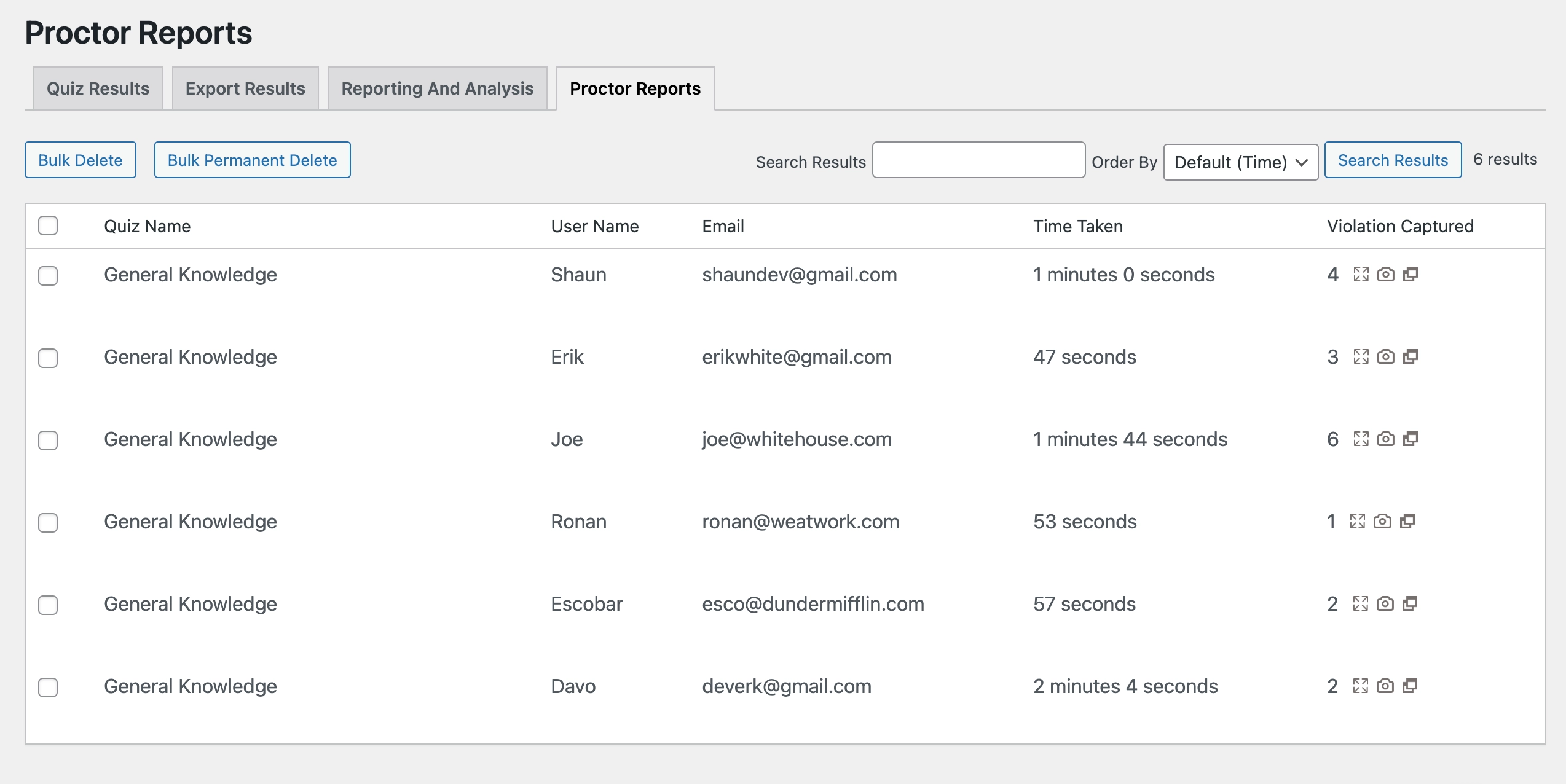 proctor reports updated