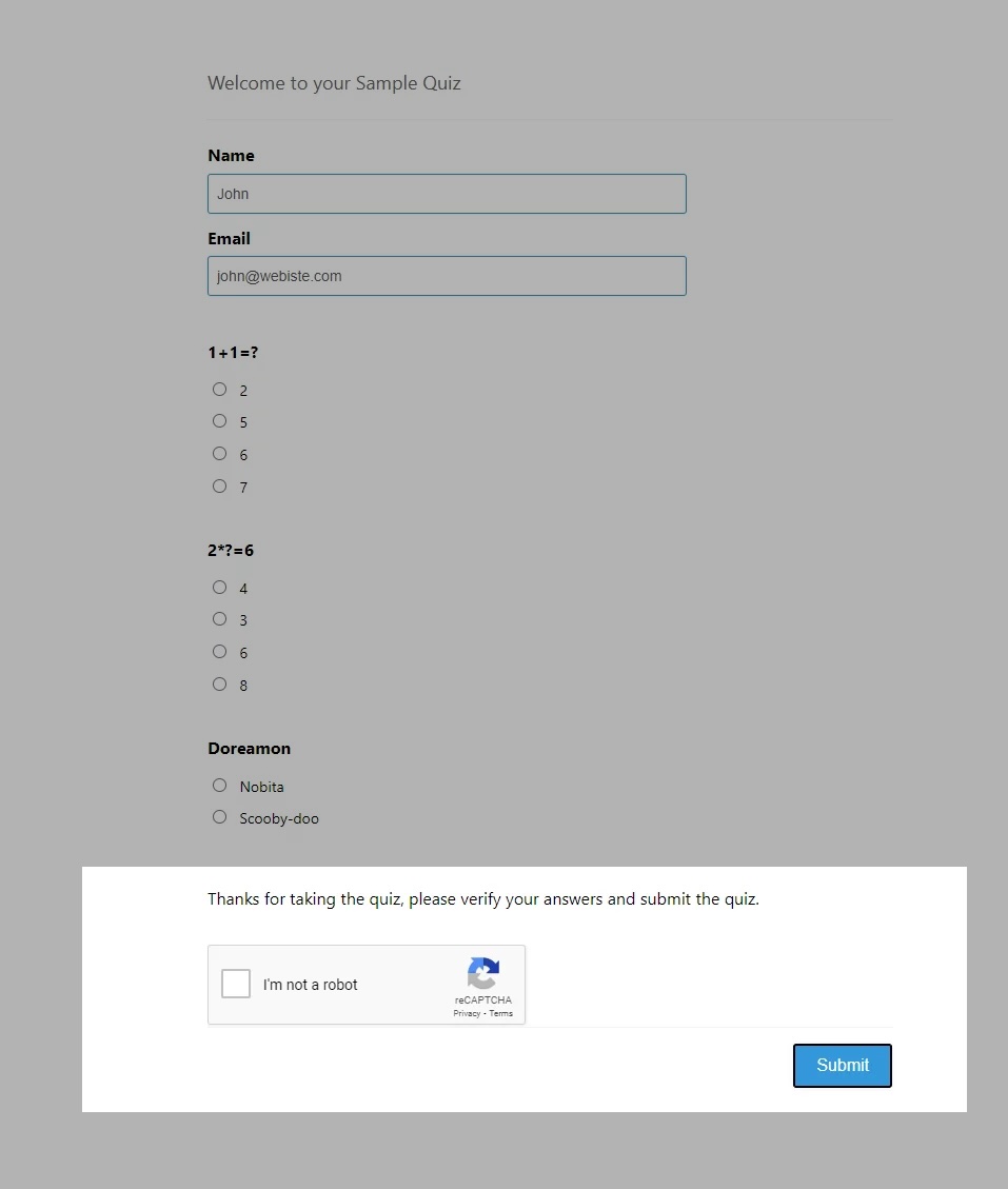 reCaptcha-qsm-addon