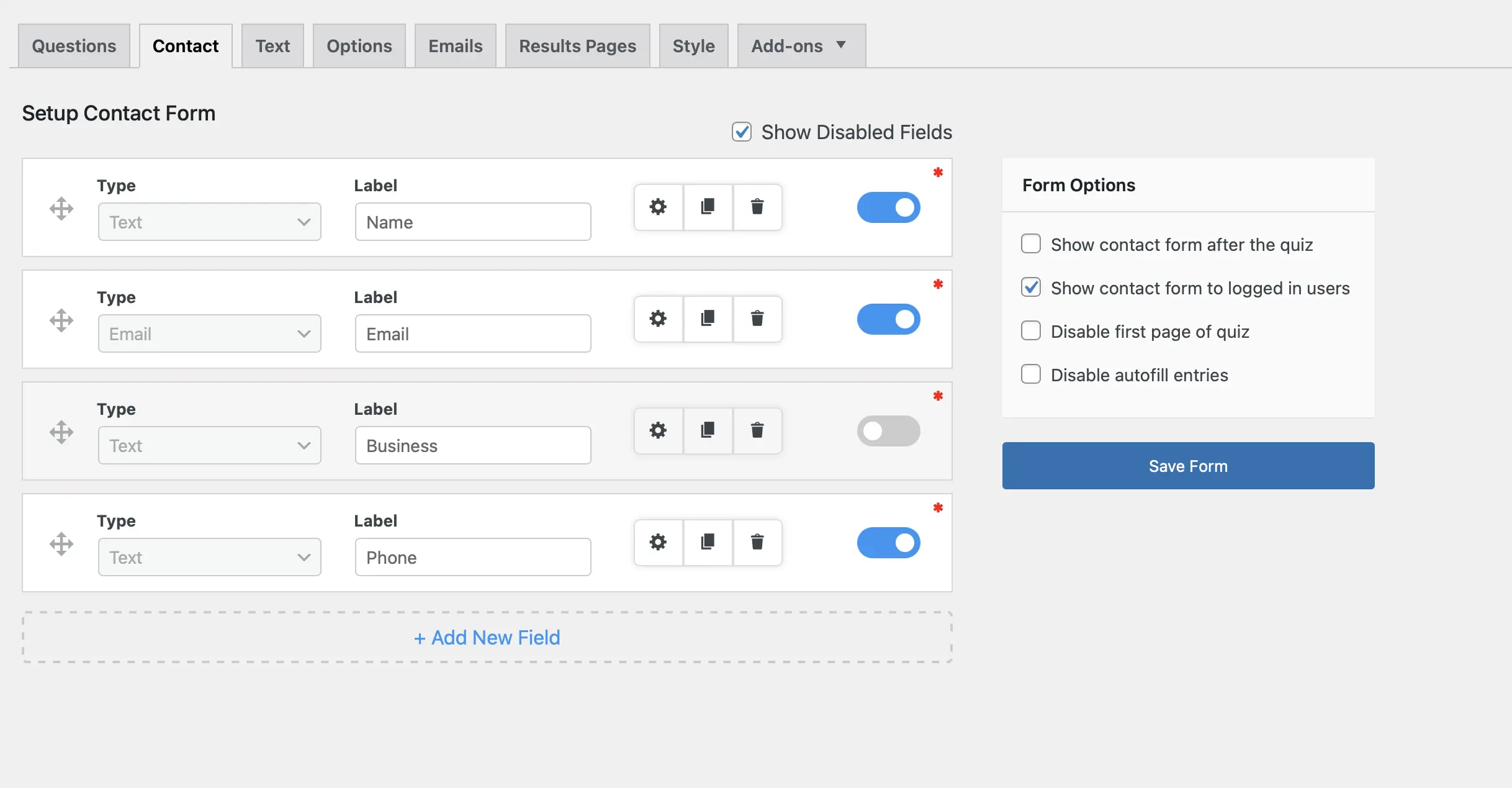 contact-form-random-questions-quiz