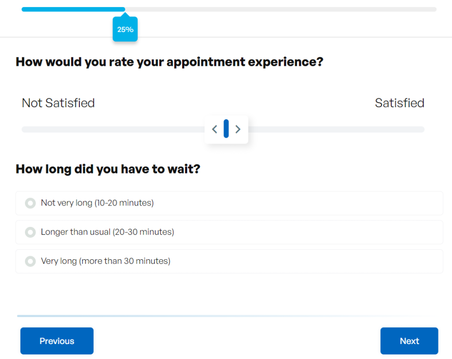 Patient Satisfaction Survey - Quiz Maker