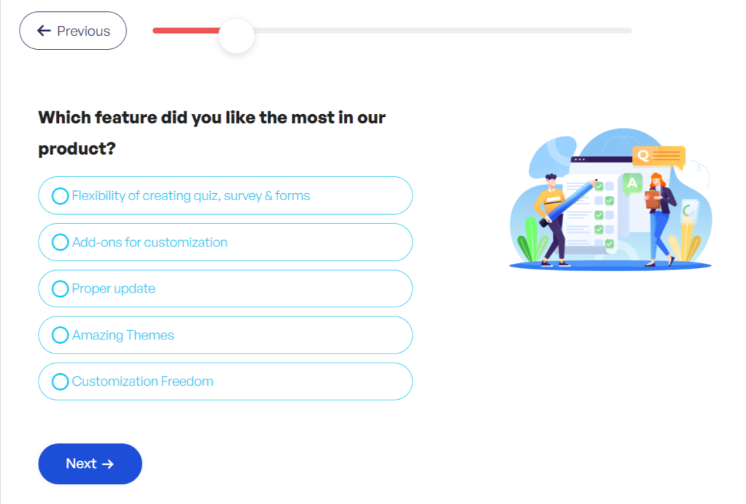 Product Survey Quiz Funnel - Quiz Maker