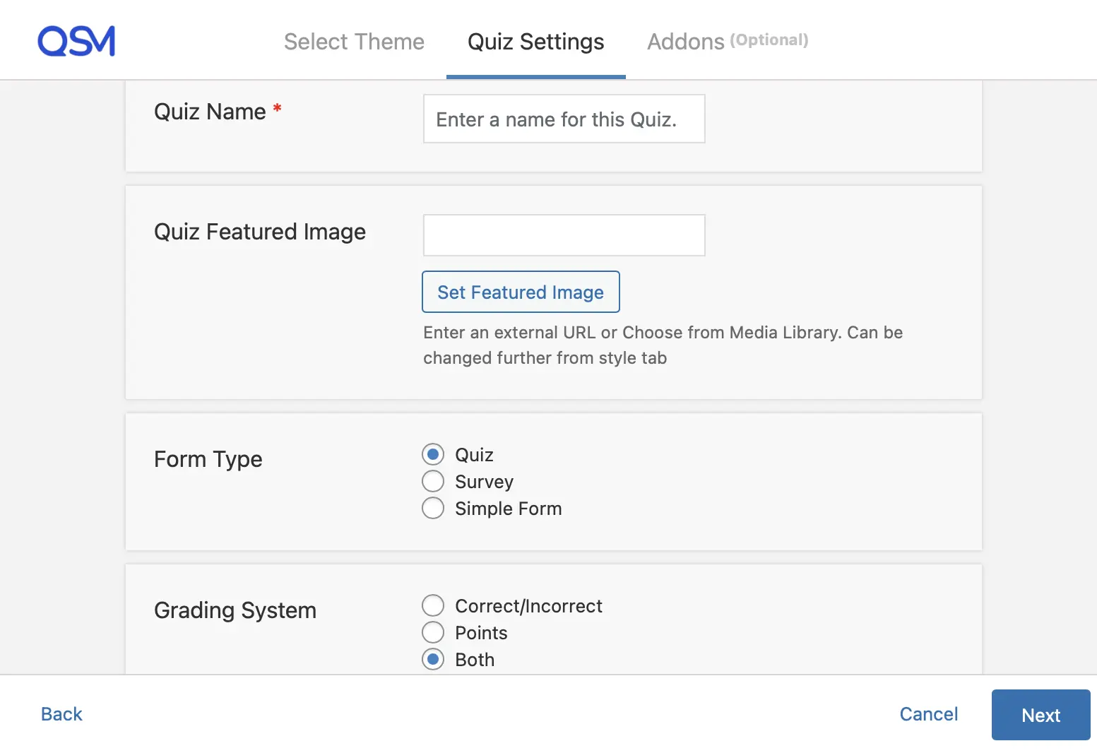 qsm-settings