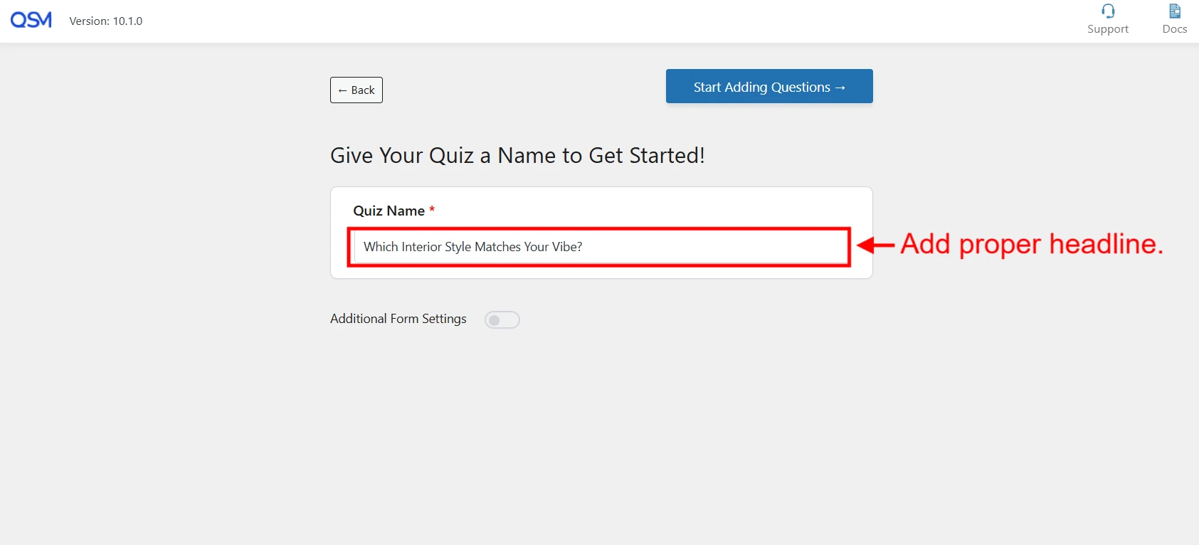 create viral quizzes headline