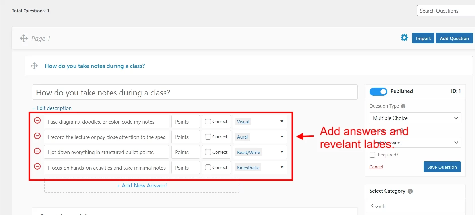 add-answer-labels