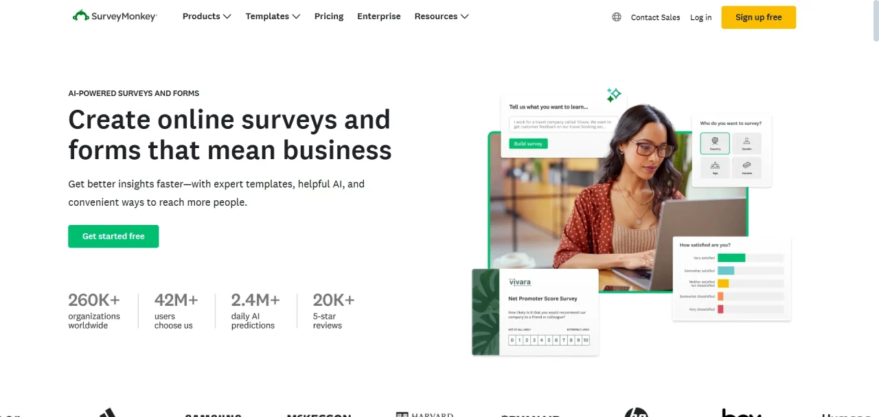 Quiz Lead Magnet Tool - Survey Monkey