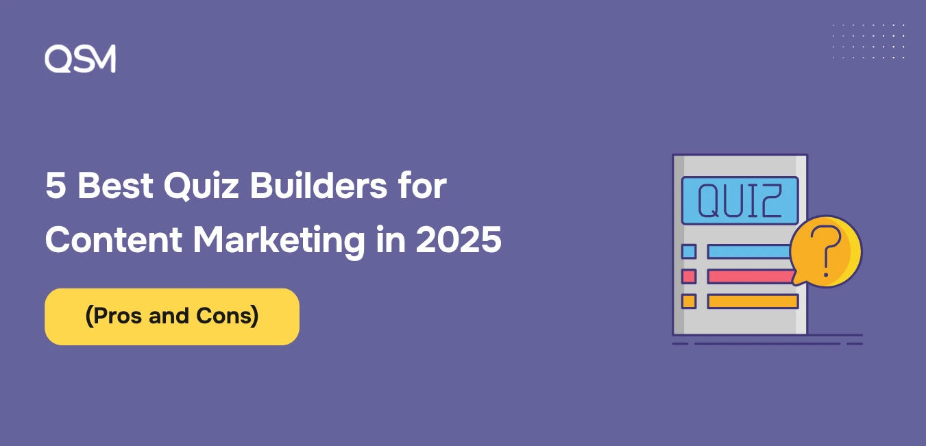 Quiz Builders for Content Marketing - Banner