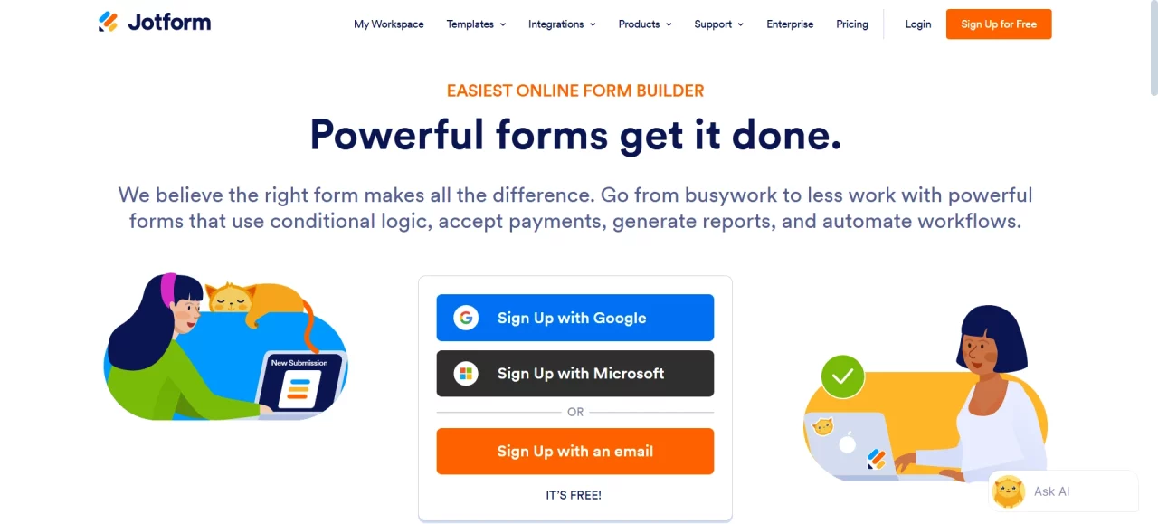 Quiz Builders for Content Marketing - Jotform