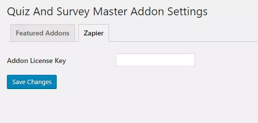 QSM Zapier Addon Settings