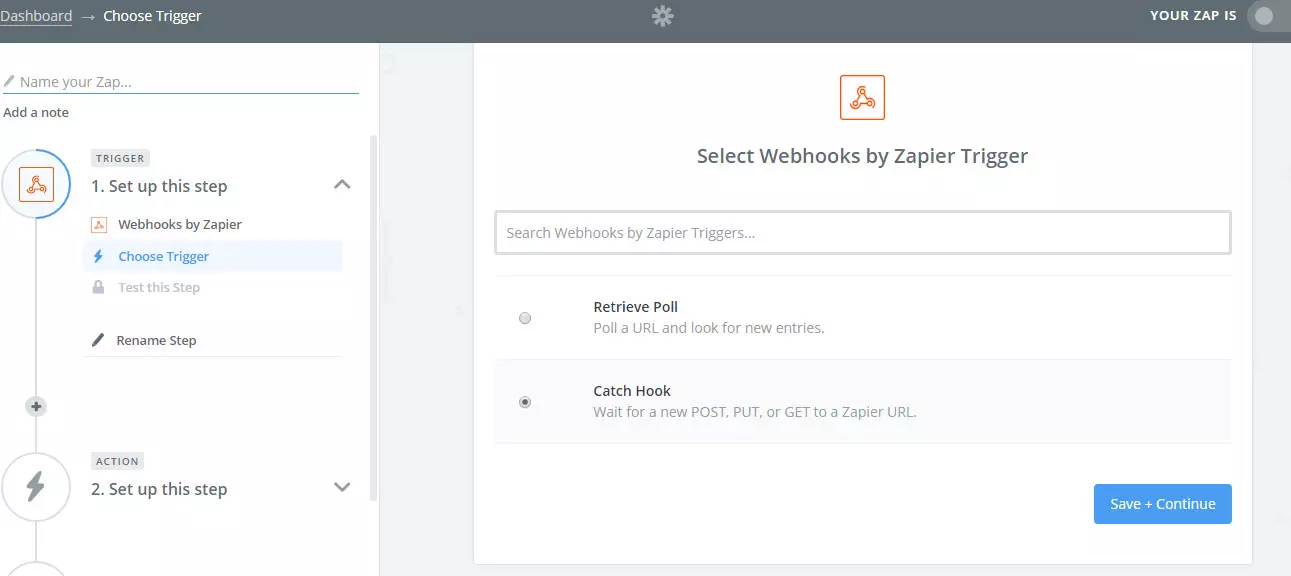 QSM Zapier step 2