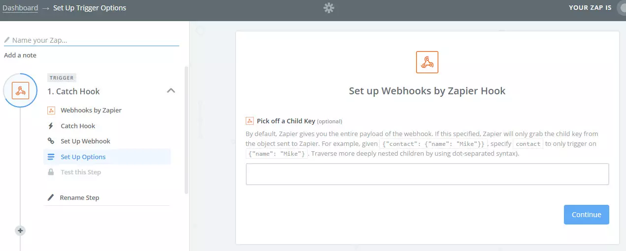 QSM Zapier step 3