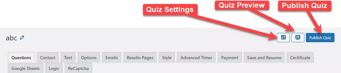 How to create a form in WordPress and link with PayPal or Stripe - Publish Quiz