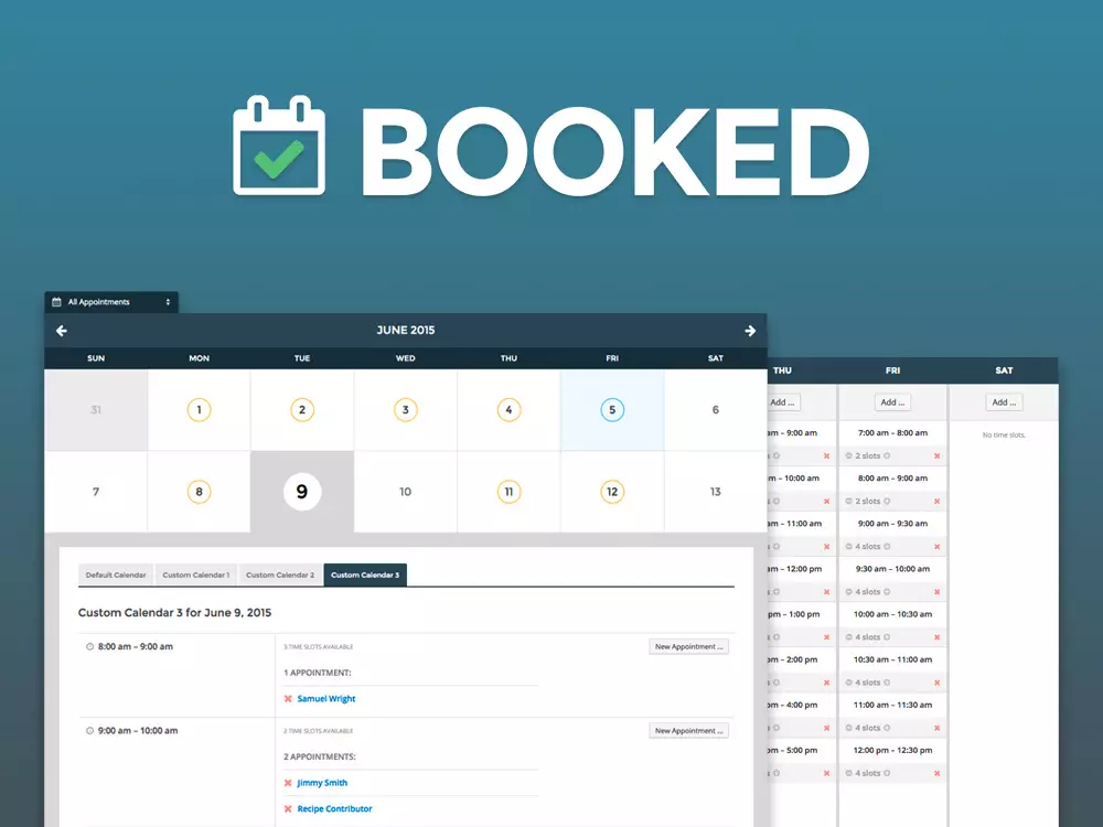 Best WordPress Booking Plugins- Booked