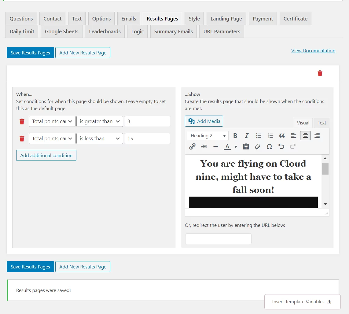 How to create a reality check quiz-Publishing Quiz