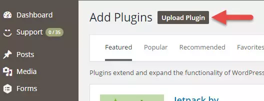 QSM WPML Upload and activate the OTGS installer