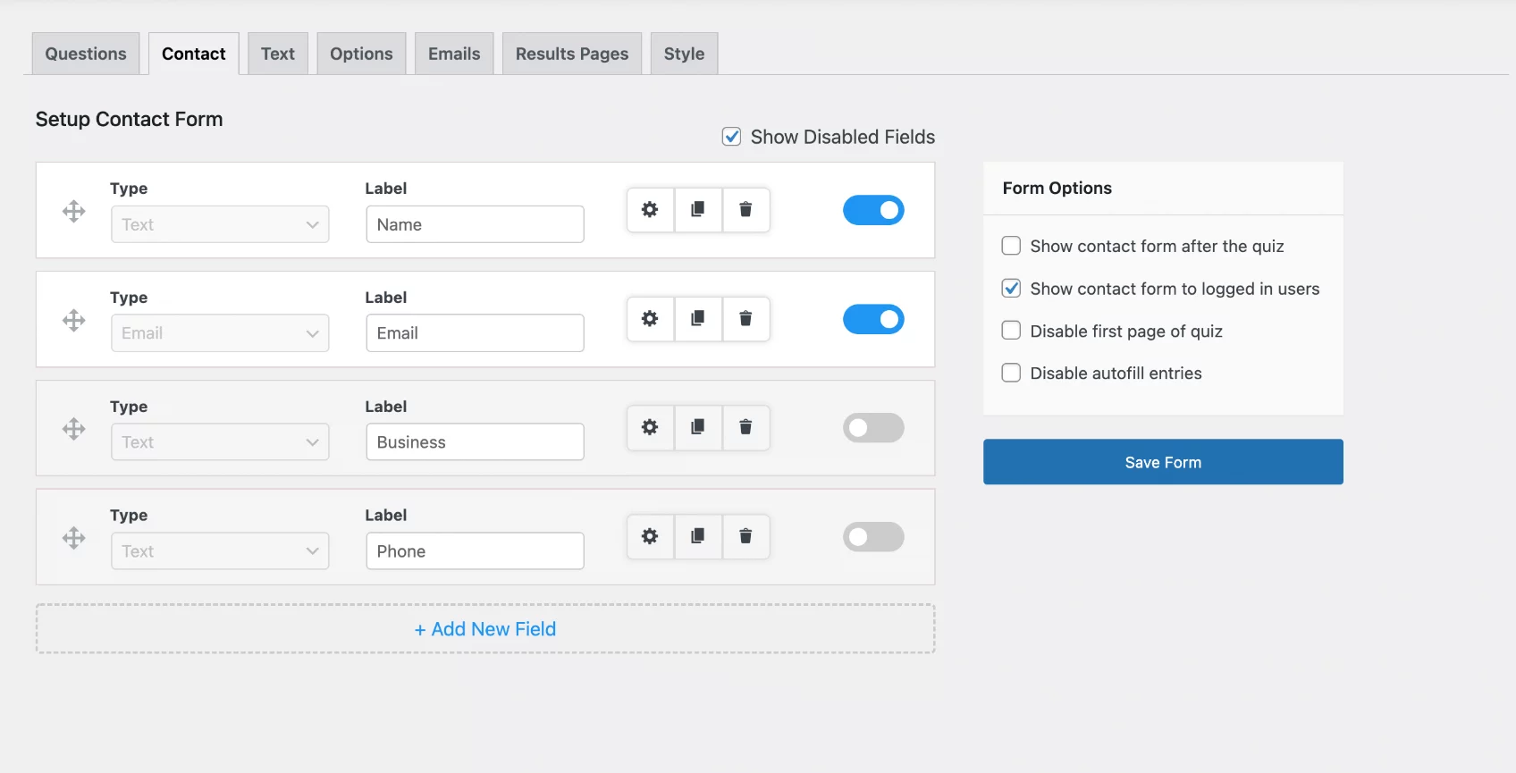 How to create a quiz for logged in users with QSM?