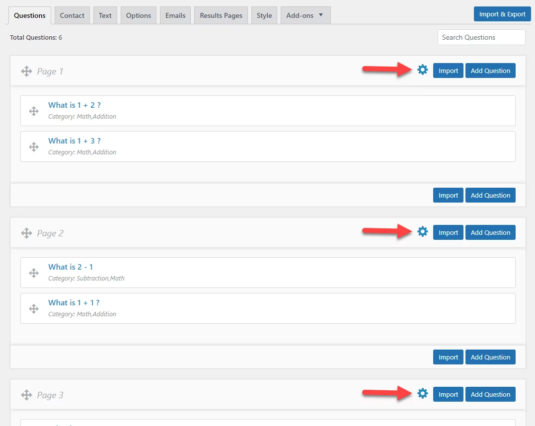 timer on individual quiz pages - QSM Advanced Timer addon