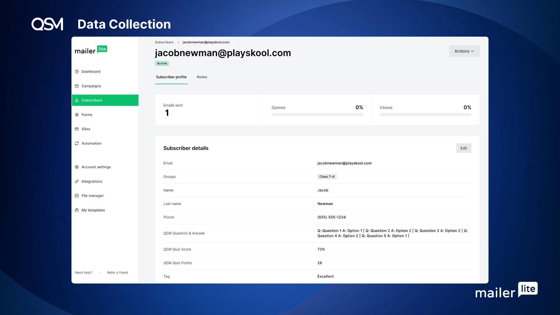 Mailerlite Data