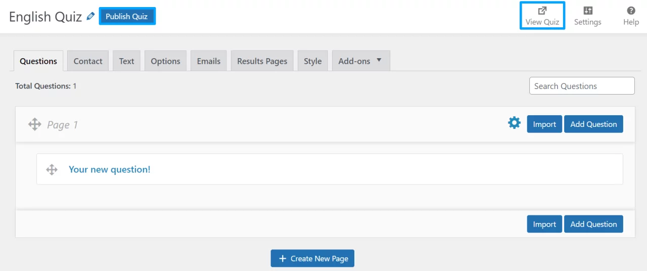 8 Easy Steps to Create an Online Exam in WordPress Publish Quiz - Create an Online Exam in WordPress